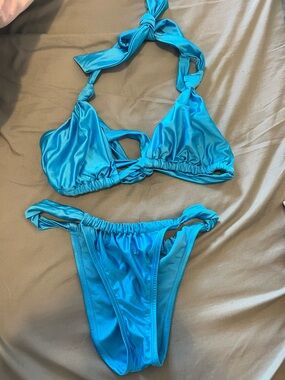 wild fable Bright Turquoise Swim Bikini